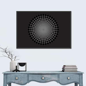 Optical Illusion Illustration Wall Art