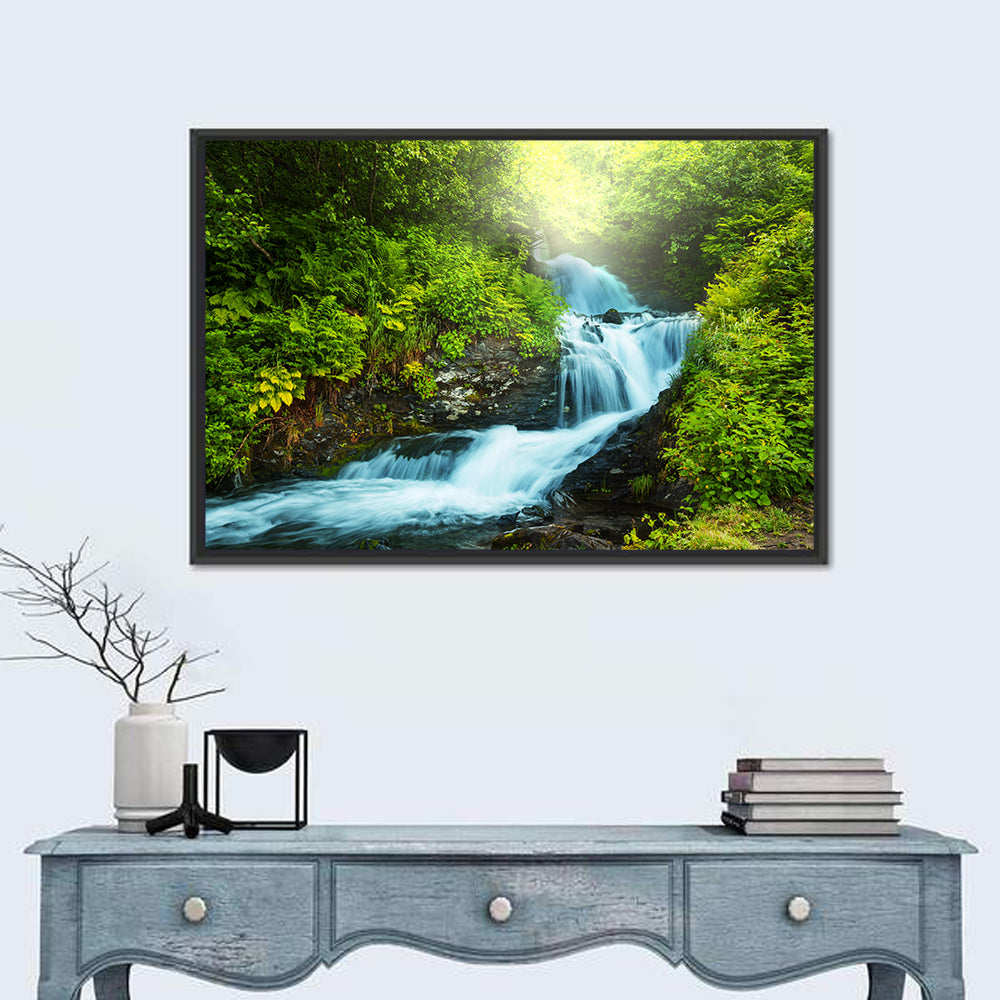 Forest Creek Waterfall Wall Art