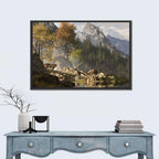 Wolf in the Rocky Mountains Wall Art