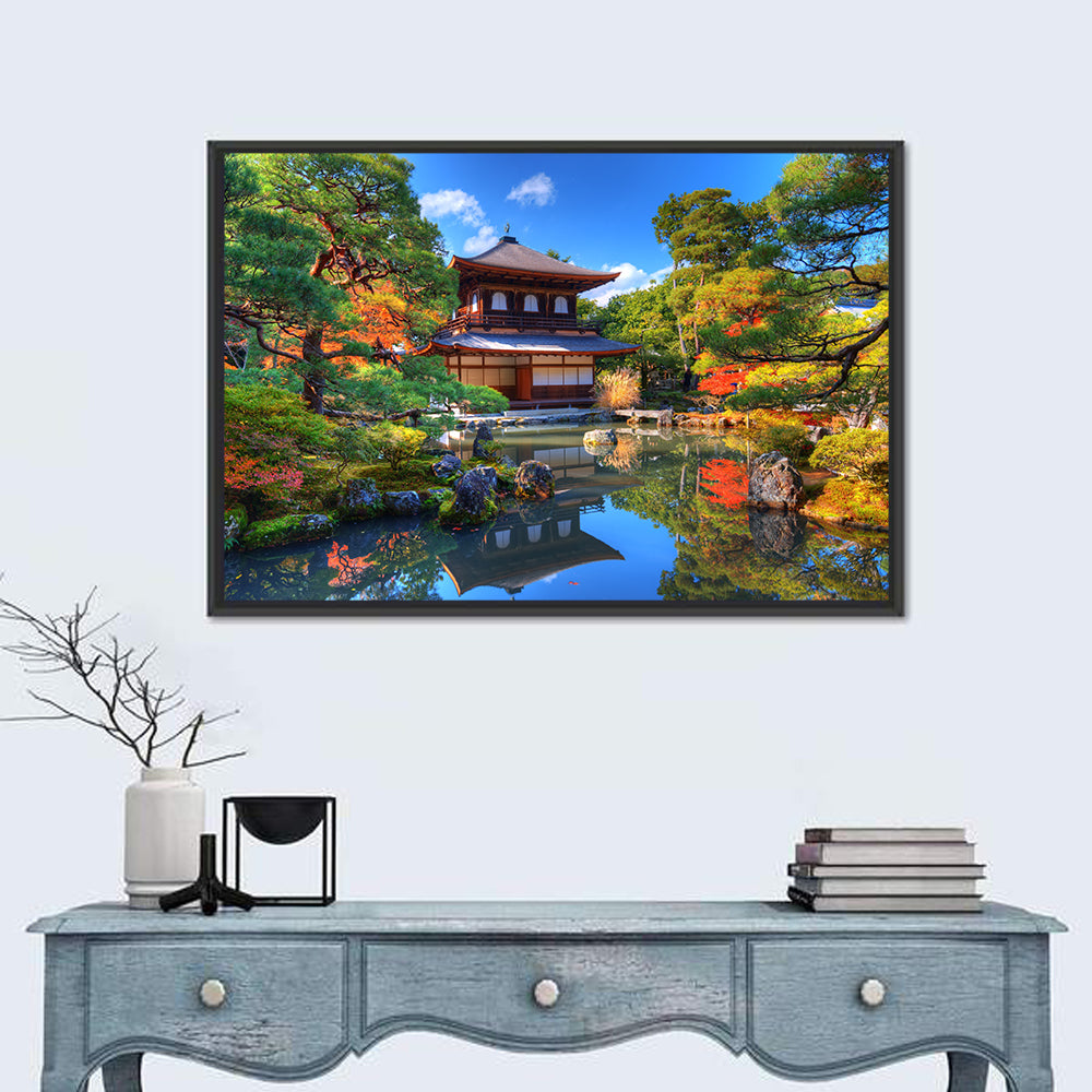 Ginkaku-ji Silver Pavilion, Kyoto Wall Art in a room, landscape