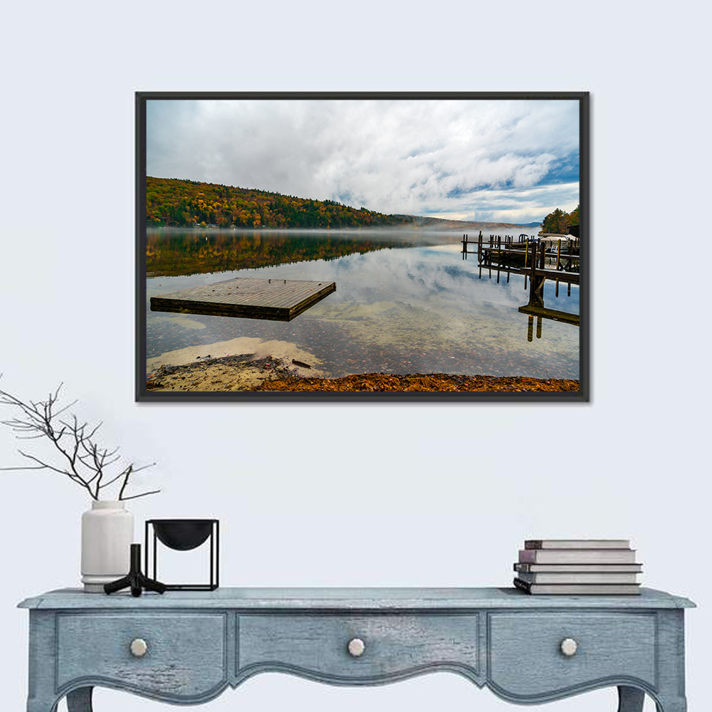 Lake Squam In New Hampshire Wall Art