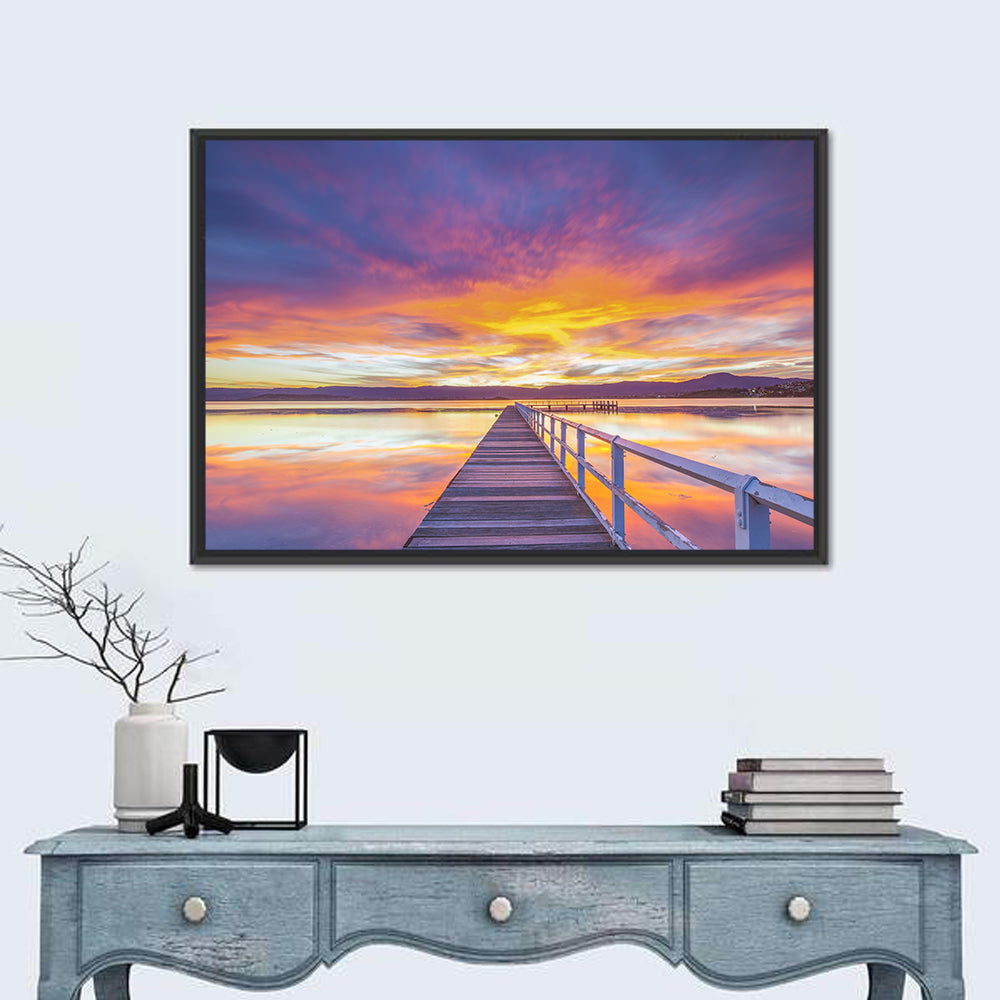 Lake Illawarra Sunset Wall Art