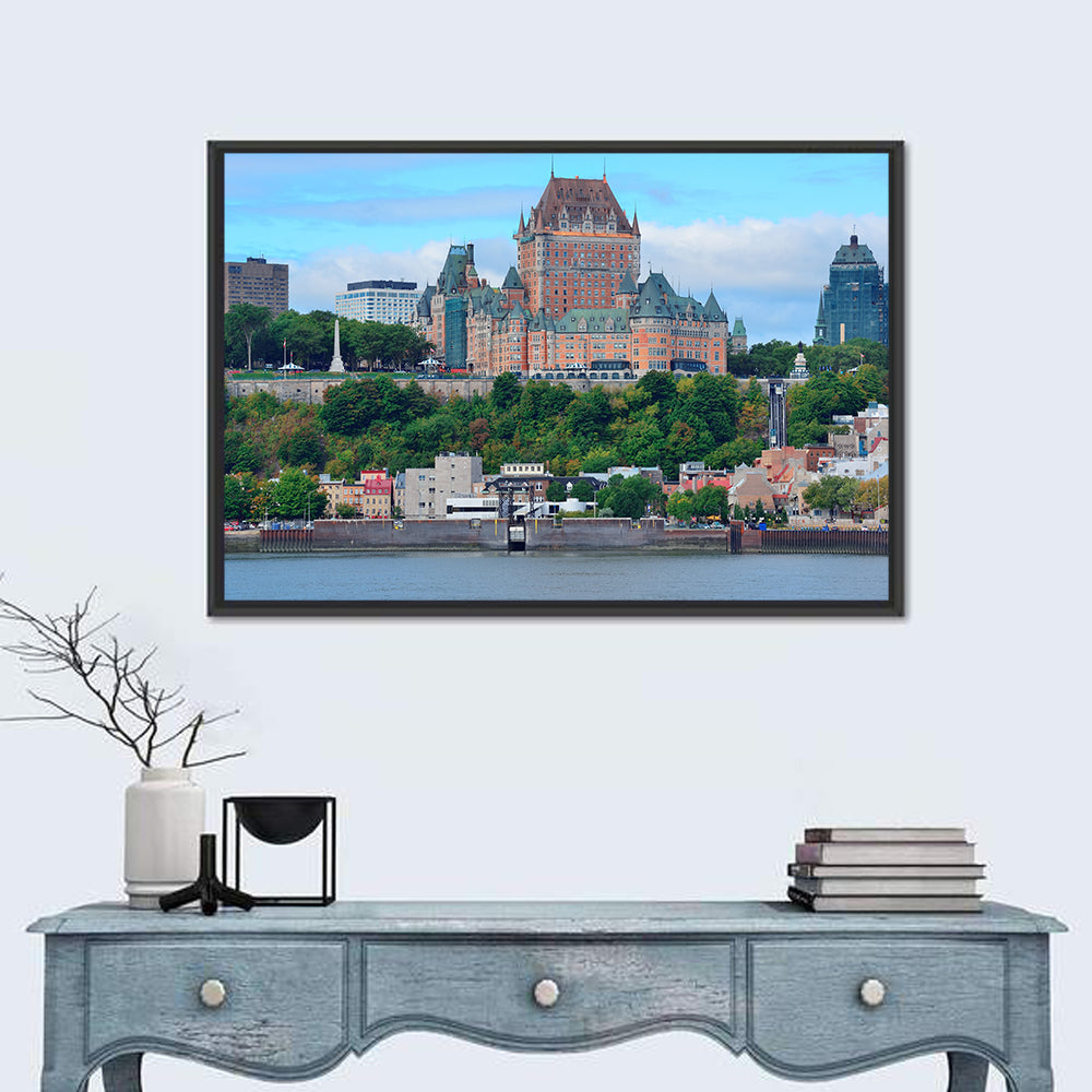 Quebec City Skyline with Chateau Frontenac Wall Art