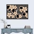 3d Floral Circle Pattern Wall Art