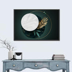 3d Palm Leaf Textured Composition Wall Art