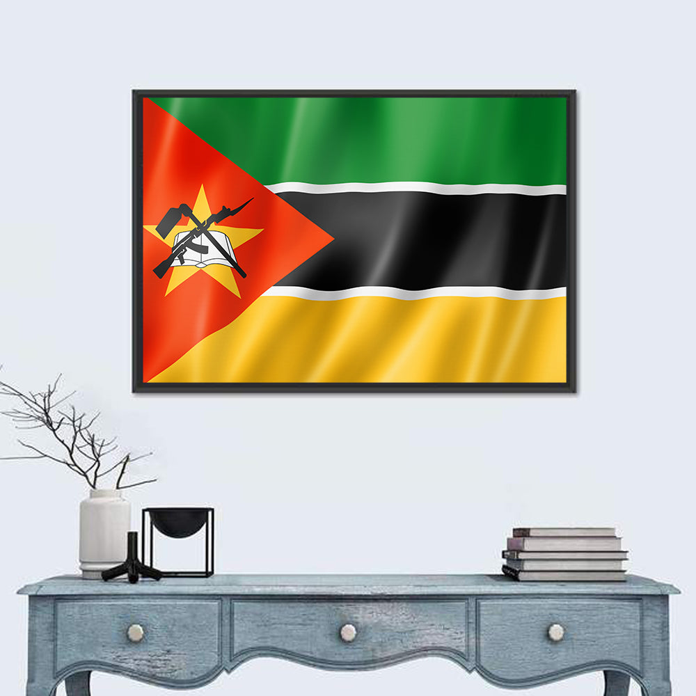 Mozambique National Flag Wall Art