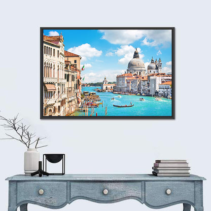 Grand Canal with Santa Maria Della Salute Wall Art