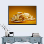 Two Plates of Potato Chips Wall Art