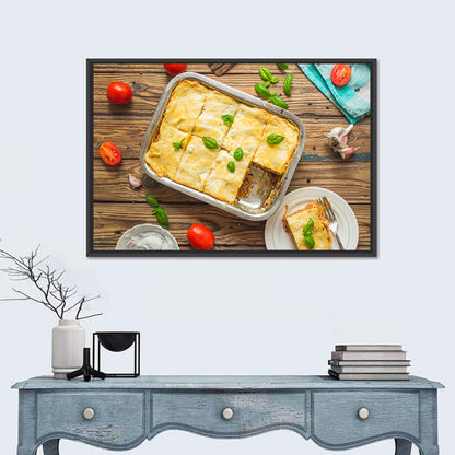 Rustic Homemade Lasagna Wall Art