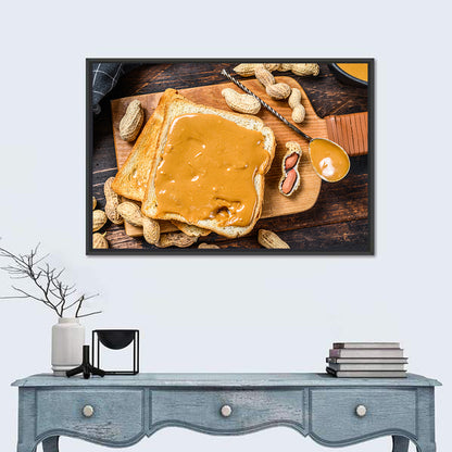 Peanut Butter Toast Slice Wall Art