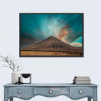 Fuerteventura Volcanic Mountain at Golden Hour Wall Art