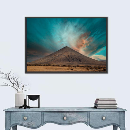 Volcanic Mountain On Island Of Fuerteventura Spain Wall Art