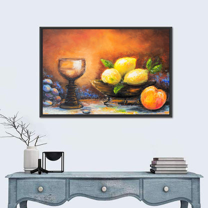Fruits In Still Life Concept Wall Art