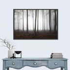 Misty Forest Perspective Wall Art