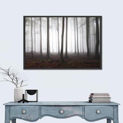 Misty Forest Perspective Wall Art