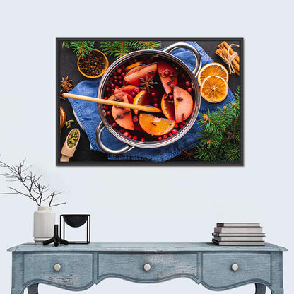 Mulled Wine and Spice Still Life Wall Art
