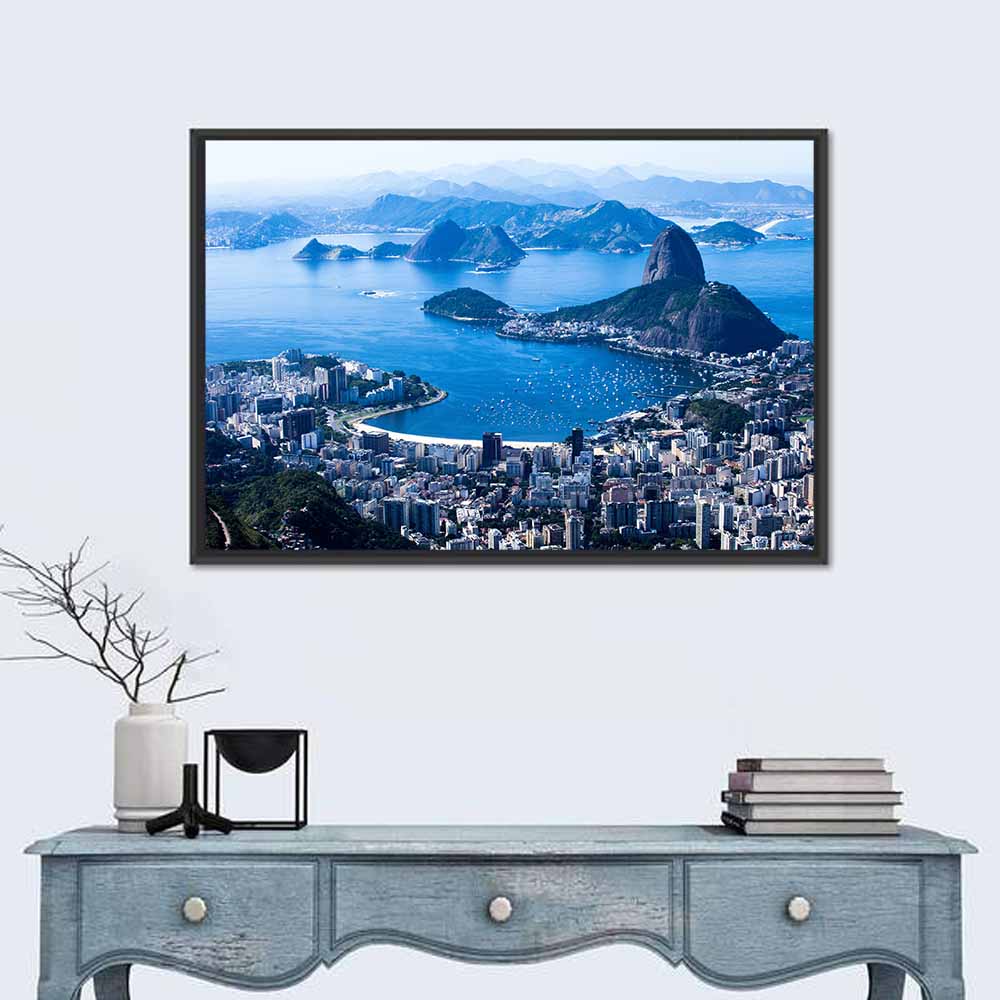 Sugarloaf Mountain and Botafogo Bay Wall Art