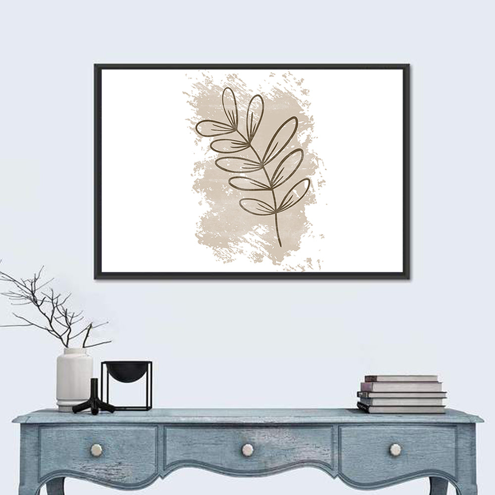 Centered Leaf Study Wall Art