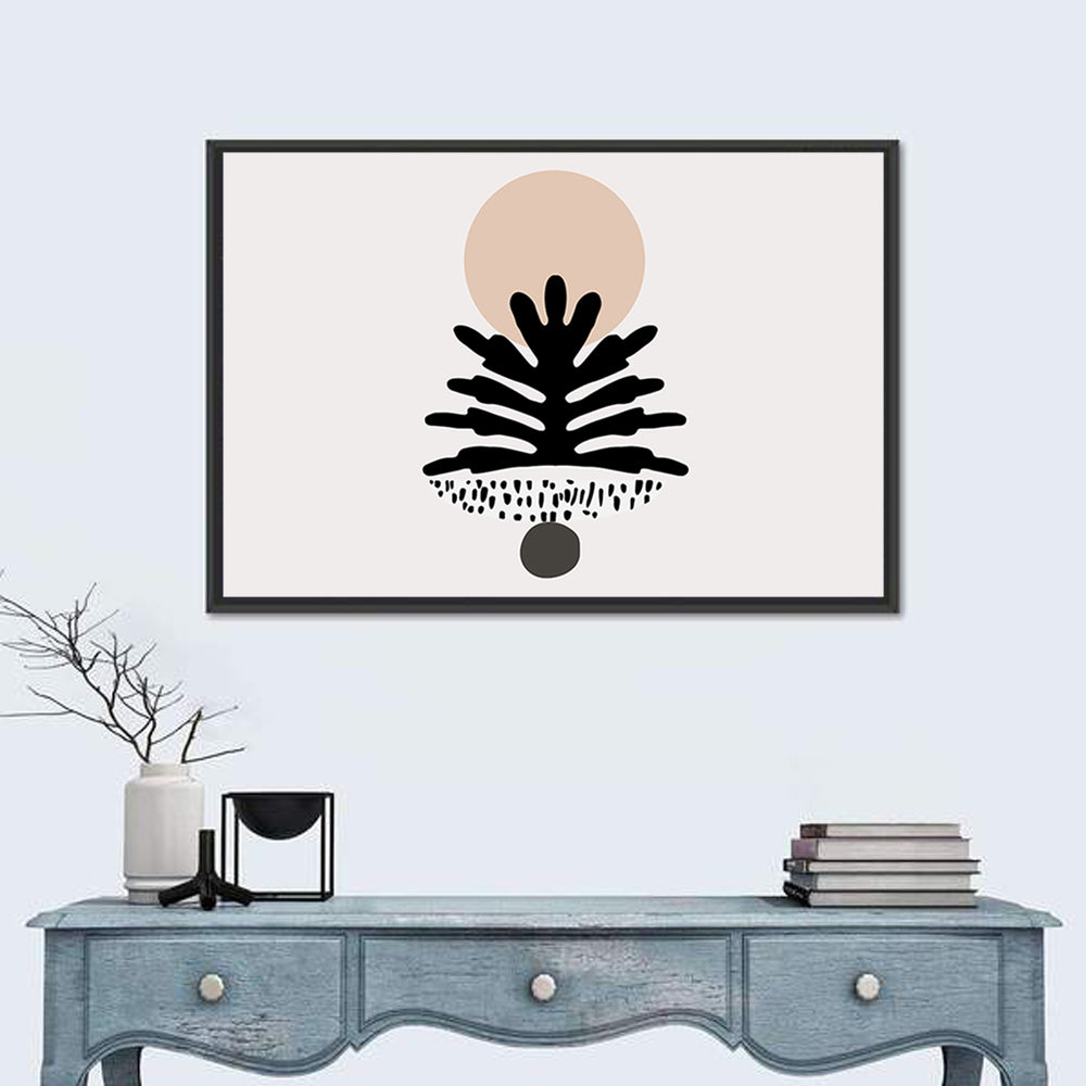 Textured Tropical Tree Wall Art