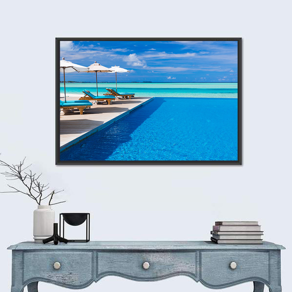 Tropical Infinity Pool Wall Art