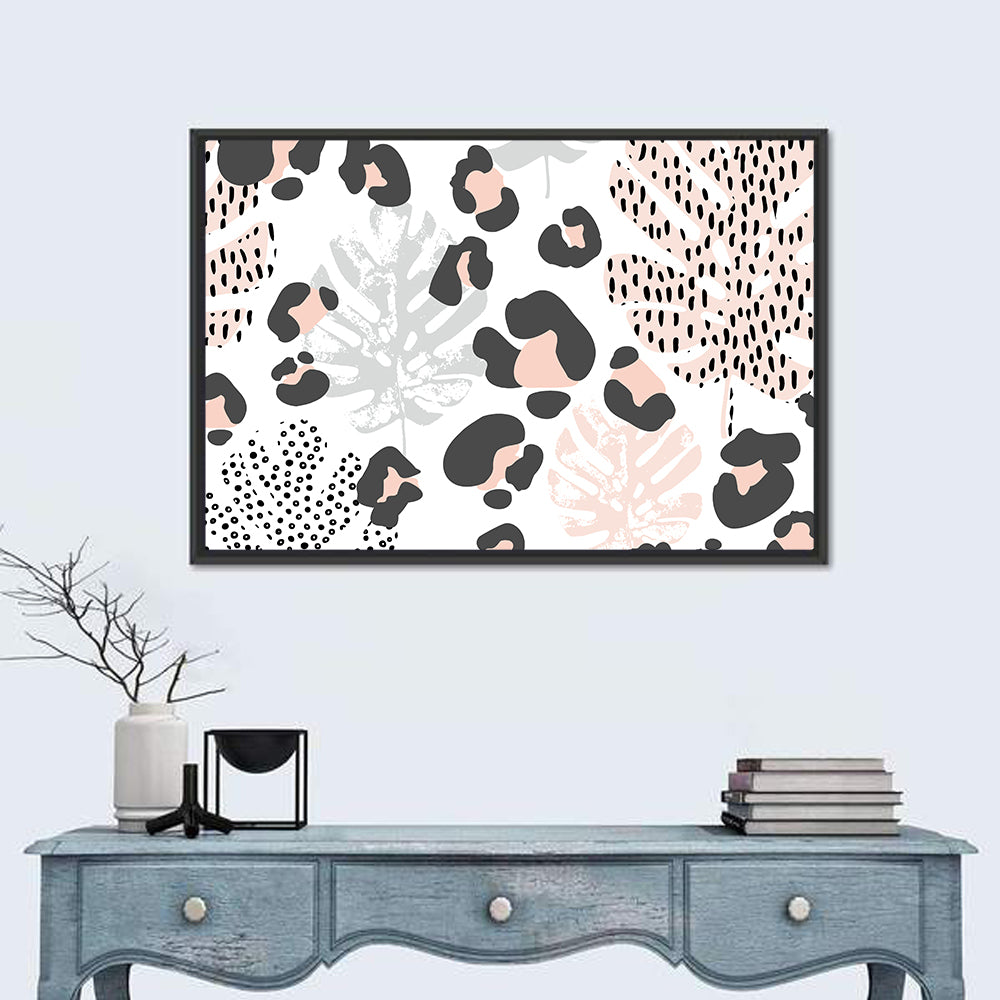 Tropical Leaves Pattern Wall Art