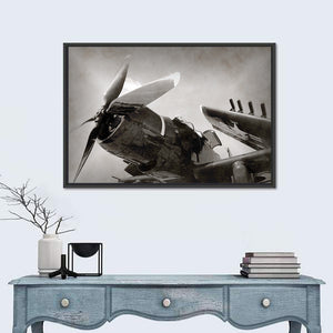 Navy Fighter Plane Wall Art