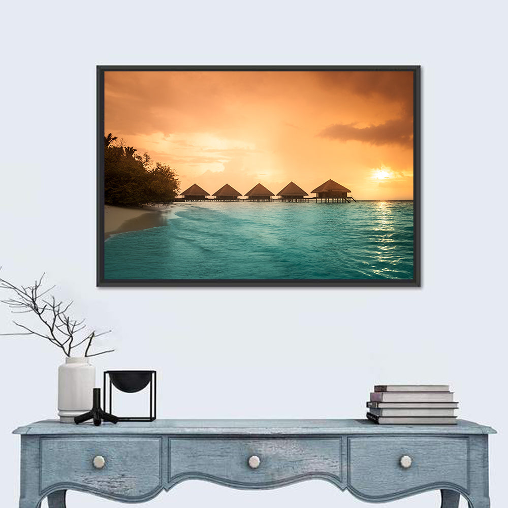 Bora Bora Overwater Bungalows Wall Art