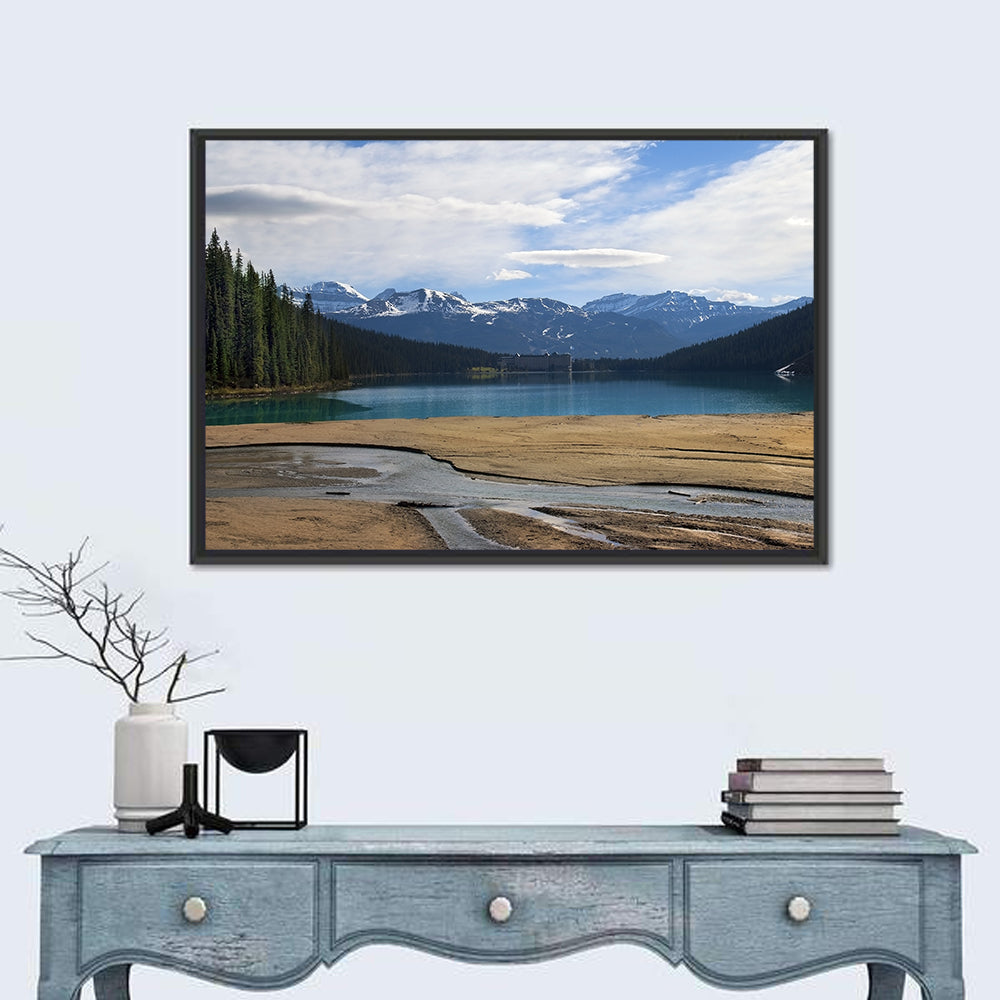 Lake Agnes, Lake Louise Wall Art in a room, landscape