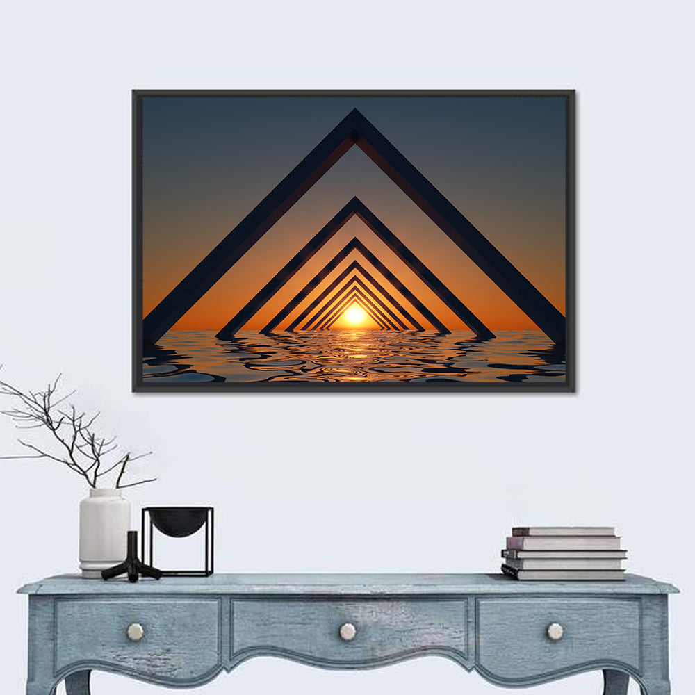 Seascape with Corner Arches Wall Art