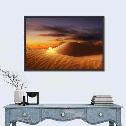 Glowing Dune Sunset Wall Art