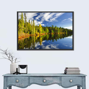 Lake Shore At Algonquin Park Wall Art