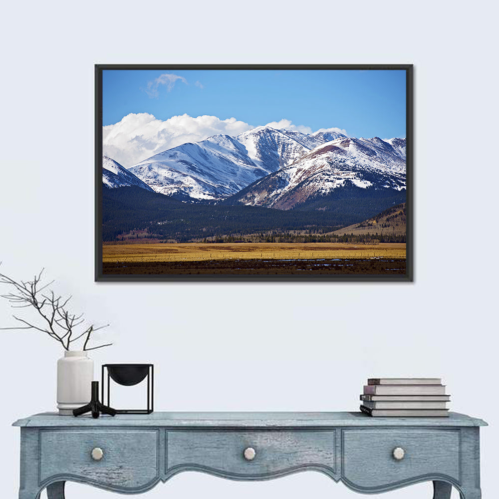 Snow-capped Colorado Peaks Wall Art