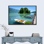 Lake Annecy Sunny Shoreline Wall Art