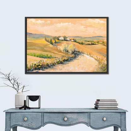 Tuscan Hills at Dusk Wall Art