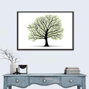 Vector Tree Silhouette Wall Art