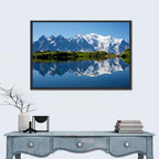 Mont Blanc Reflected in Cheserys Lake Wall Art