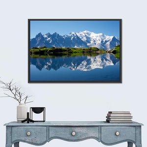 Mont Blanc & Cheserys Lake Wall Art