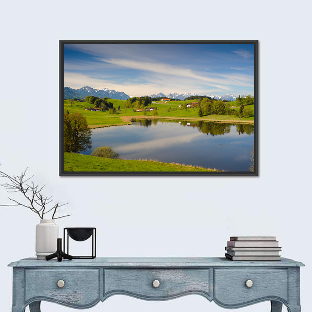 Bavarian Mountain Lake Wall Art