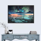 Alien Lake Nightscape Wall Art