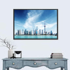 Shanghai Skyline with Oriental Pearl Tower Wall Art