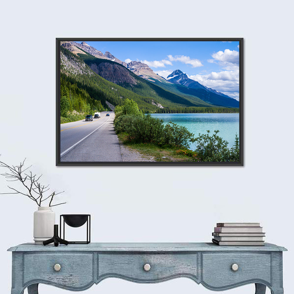 Waterfowl at Banff Lake Wall Art