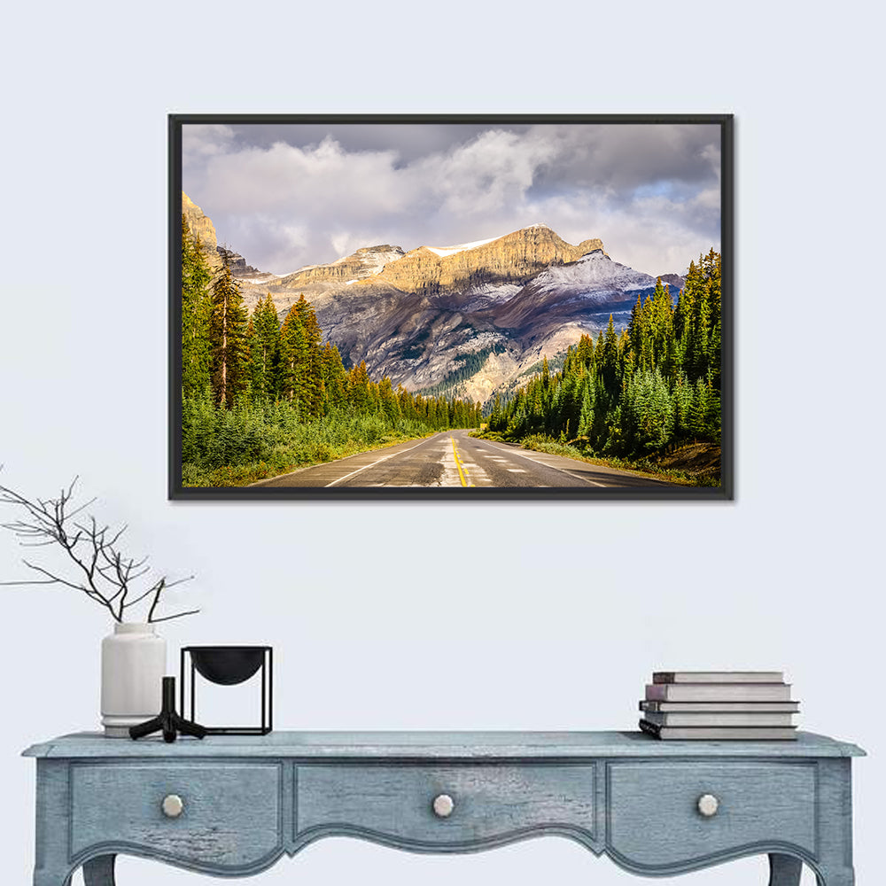 Road on Icefields Parkway Wall Art