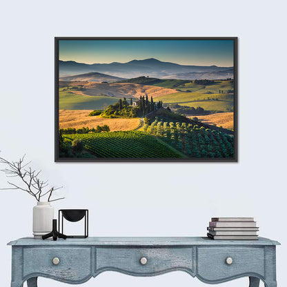 Tuscany Hilltop Villa Wall Art