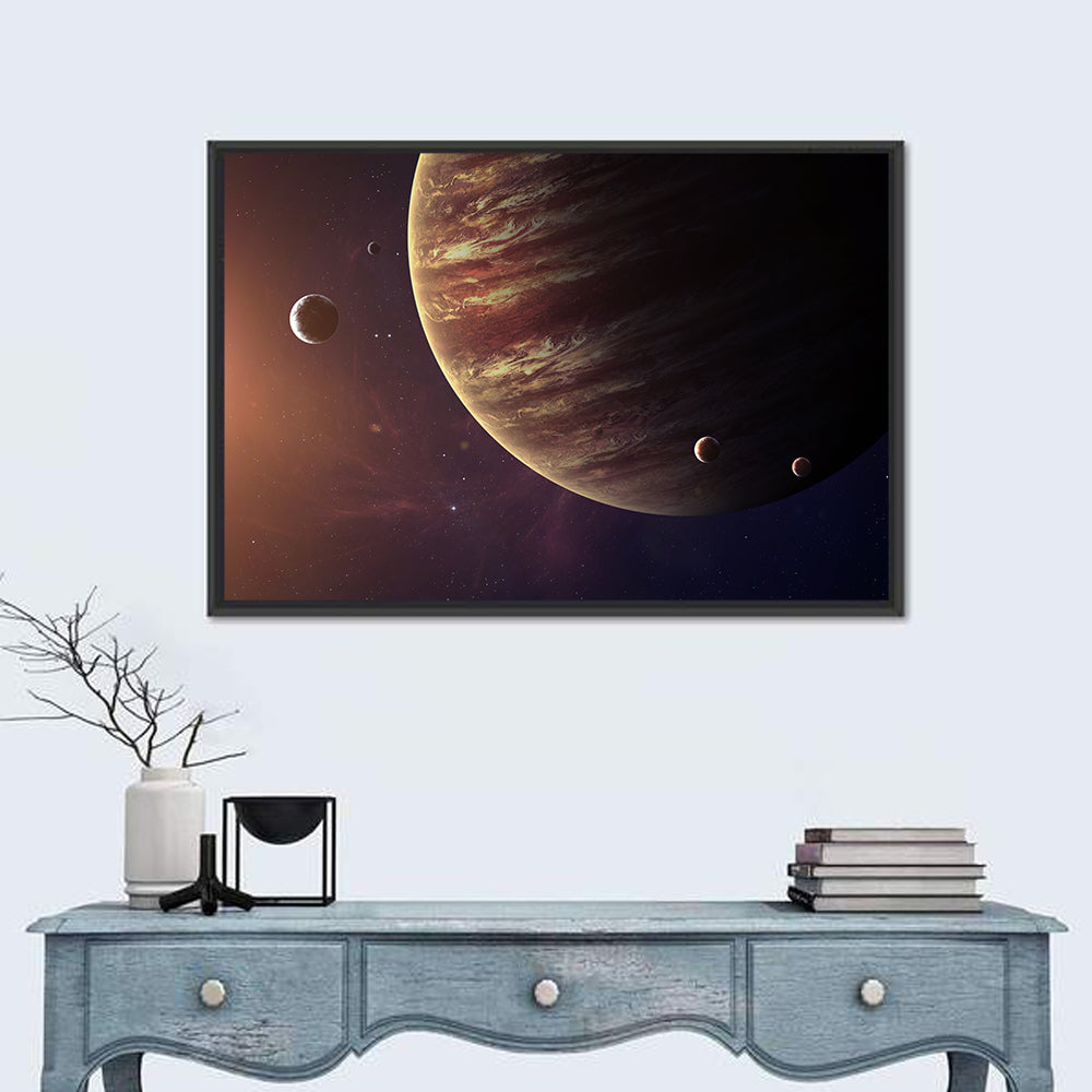 Jupiter from Space Wall Art