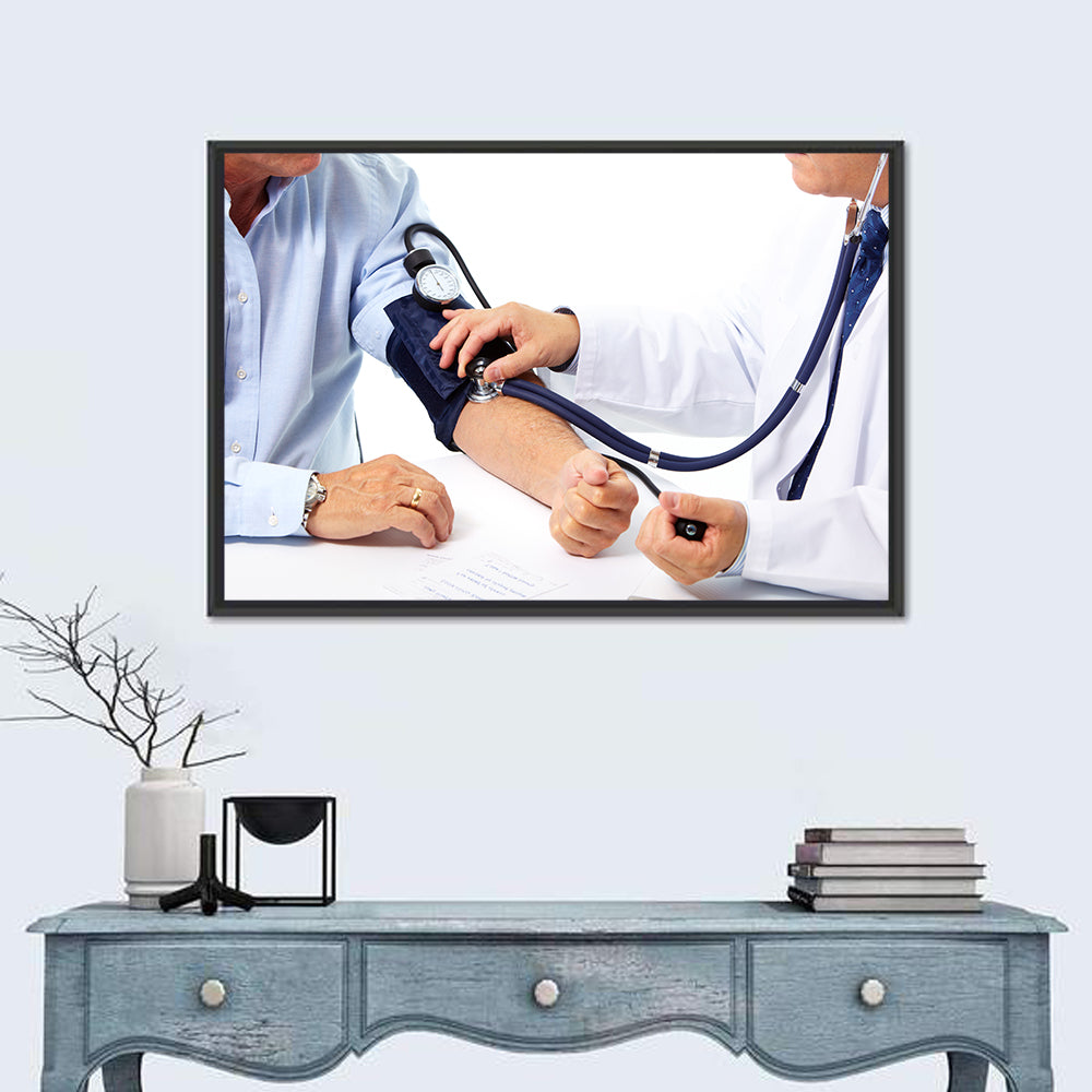 Blood Pressure Measurement Wall Art in a room, landscape