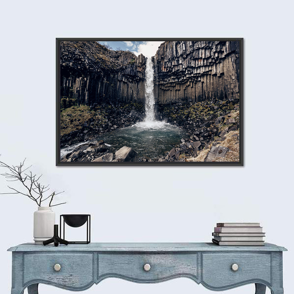 Svartifoss Basalt Waterfall Wall Art