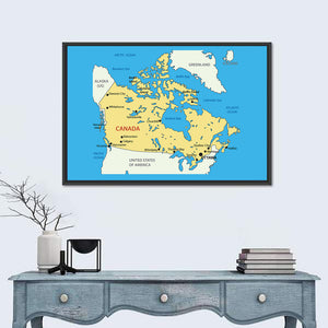 Canada Map Wall Art