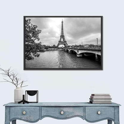Eiffel Tower from the Seine Wall Art