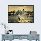 Warsaw Bird's-eye View Wall Art