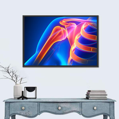 Shoulder Pain Anatomy Study Wall Art